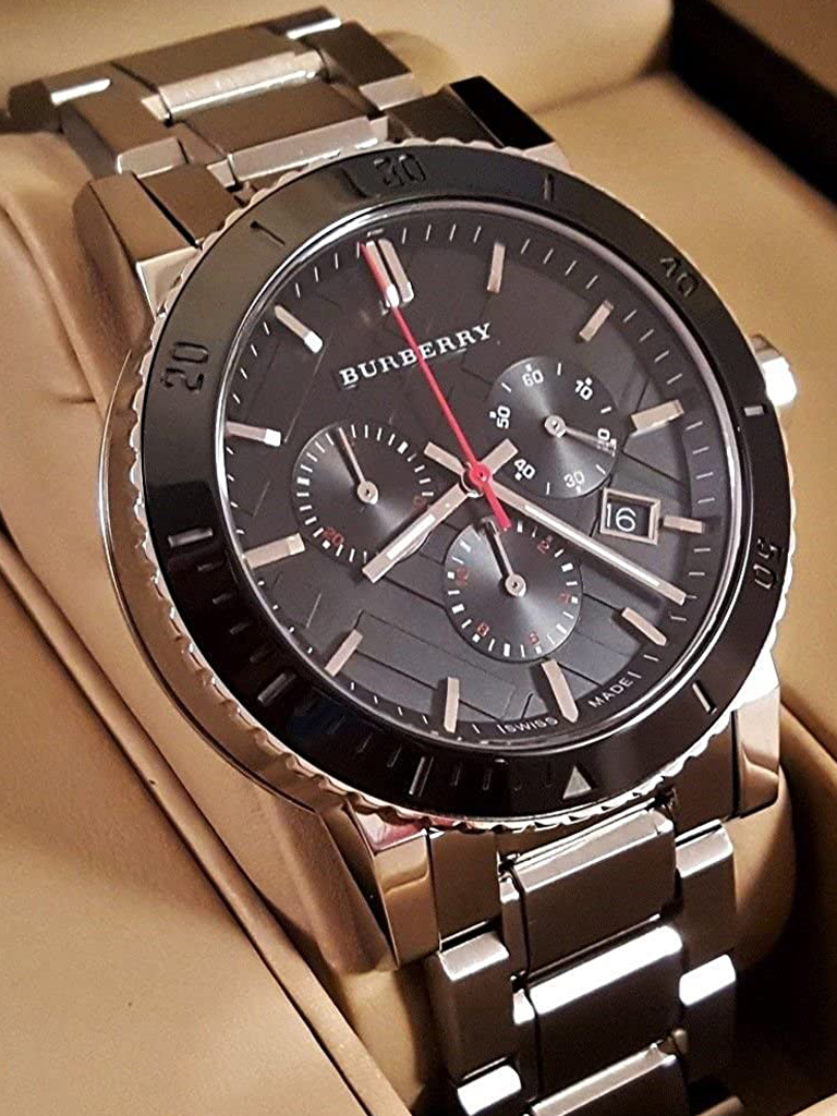 Burberry The City Black Dial Men’s Watch - BU9380