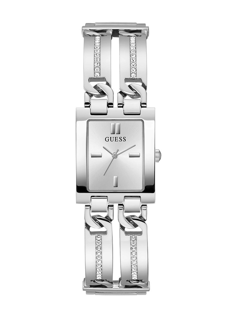 GUESS Ladies Silver Tone Analog Watch GW0668L1